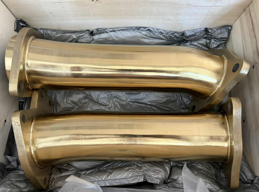 TITANIUM 2020+ C8 Corvette Offroad Cat Bypass Pipes